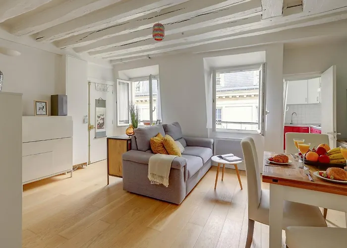 Serenty - 1br - Pompidou & Apartament Paryż